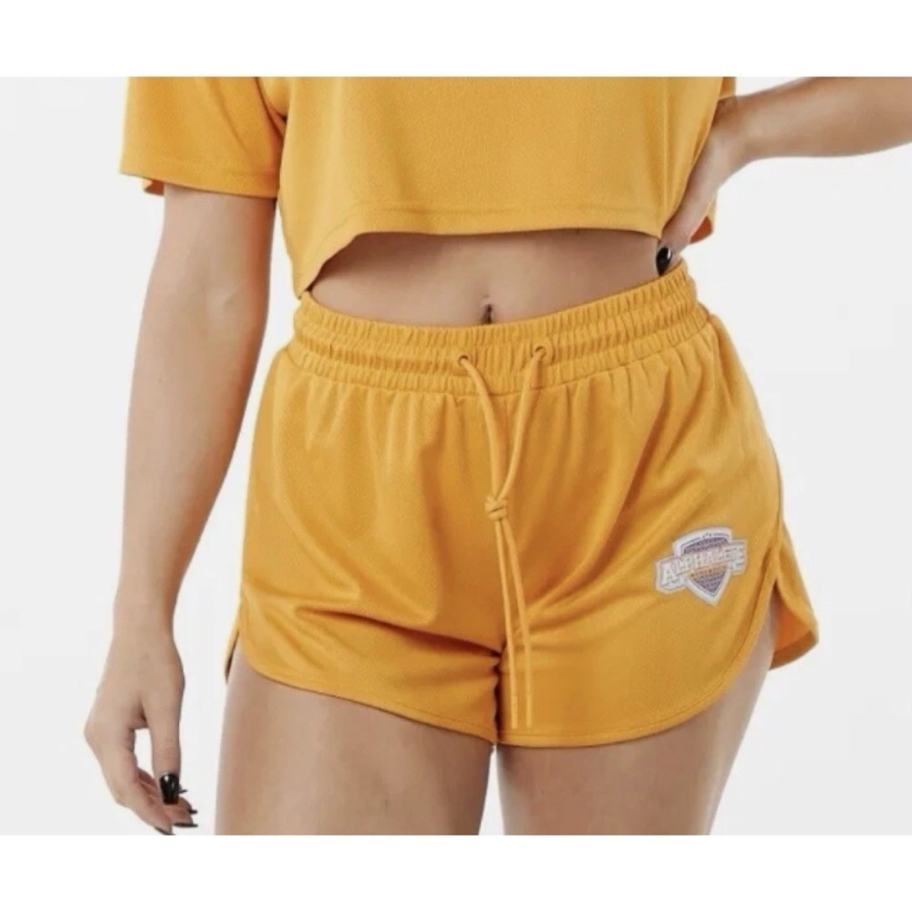 Alphalete Varsity Shorts Orange